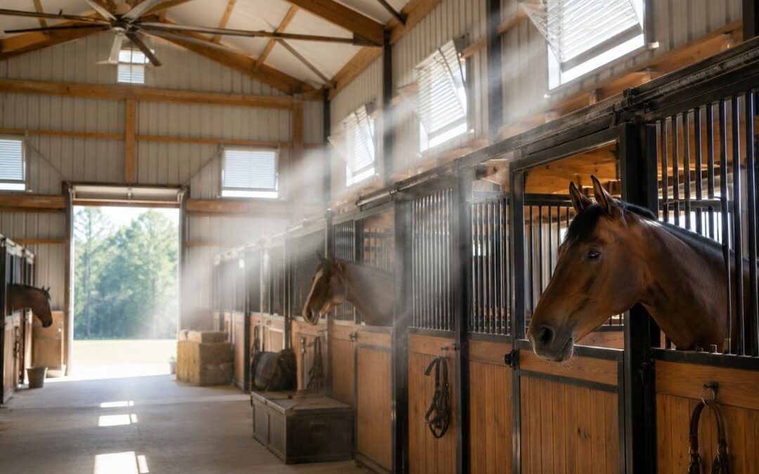 Is Your Horse Barn Getting Enough Fresh Air?